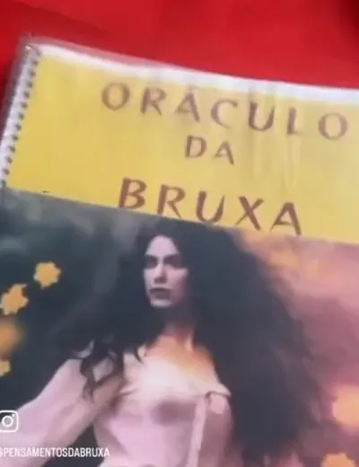 Capa da apostila Oráculo da Bruxa, para o curso prático de Baralho Cigano